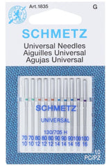 Universal Needles, Schmetz 10 Pack Universal Needles, Schmetz 10 Pack