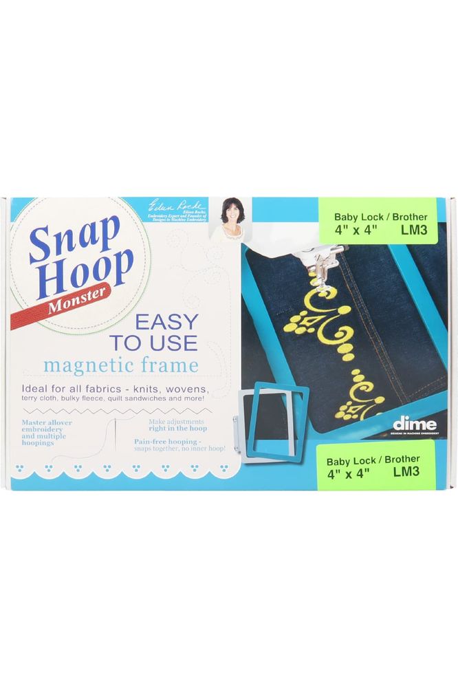 Magnetic Snap Hoop Monster 4"x 4" Magnetic Snap Hoop Monster 4"x 4"