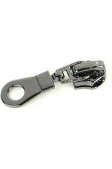 Donut Zipper Pull, Gunetal Finish - 1pk Donut Zipper Pull, Gunetal Finish - 1pk