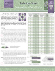 Diamond Four Patch Wedge Technique Sheet Diamond Four Patch Wedge Technique Sheet
