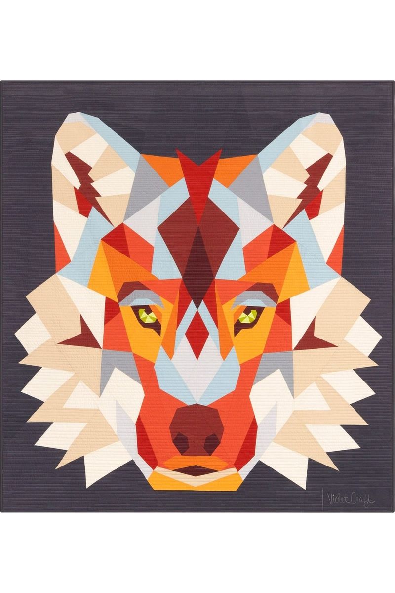 Violet Craft Wolf Abstractions Foundations Paper Piecing Pattern Violet Craft Wolf Abstractions Foundations Paper Piecing Pattern