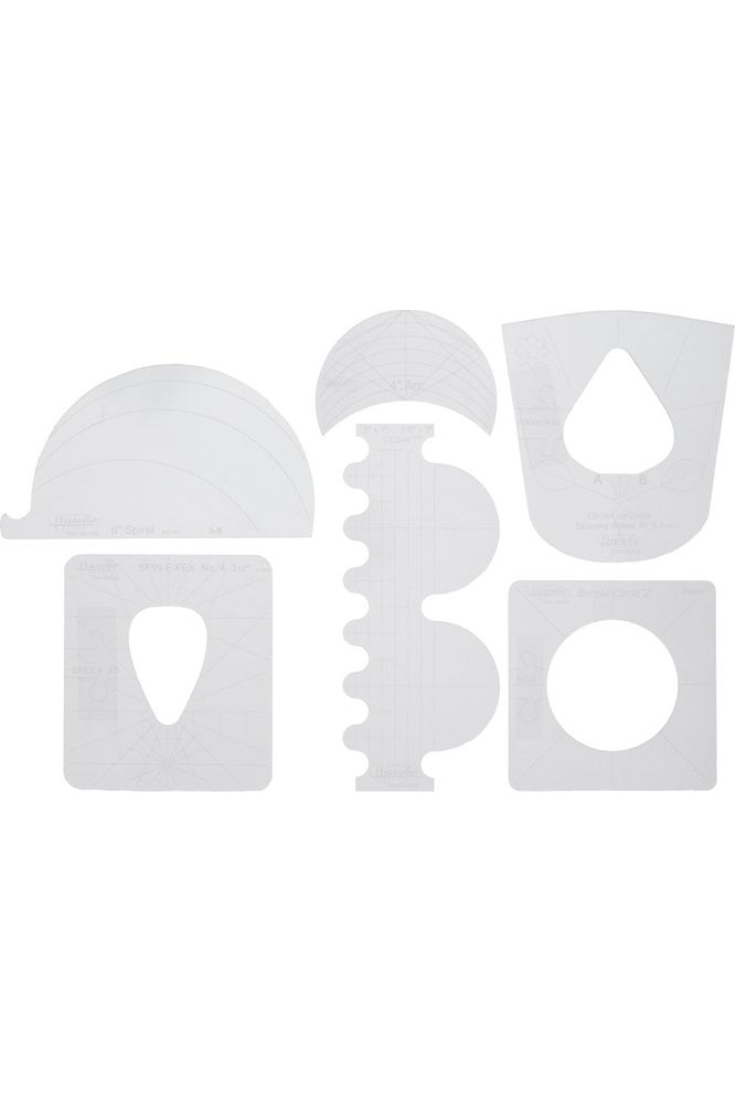 Westalee Design Template Sampler Set 6pc Westalee Design Template Sampler Set 6pc
