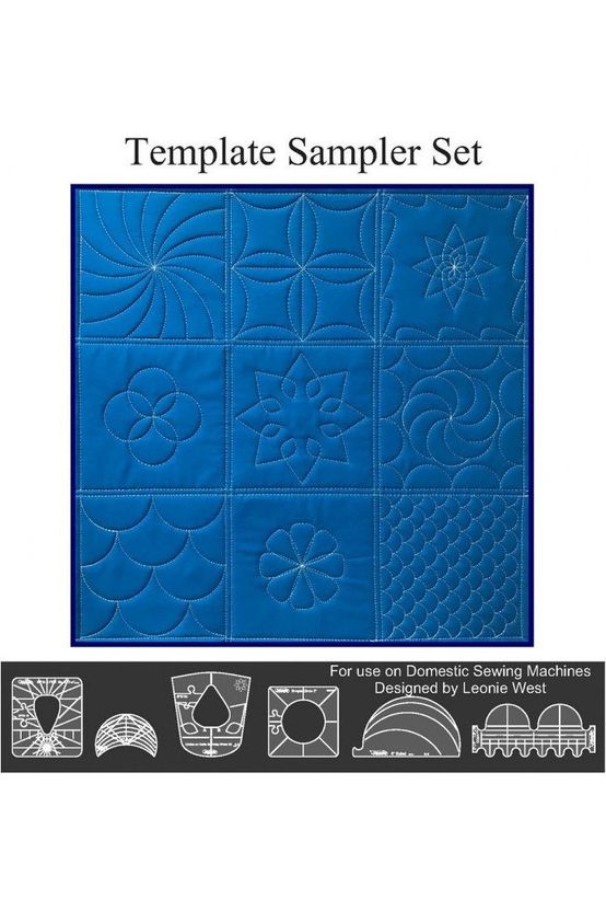 Westalee Design Template Sampler Set 6pc Westalee Design Template Sampler Set 6pc