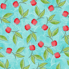 Sweet Summertime | Cherries Galore Turquoise by Duncan MacDougal for 3 Wishes (Sold By 1/2 Meter) Sweet Summertime | Cherries Galore Turquoise by Duncan MacDougal for 3 Wishes (Sold By 1/2 Meter)