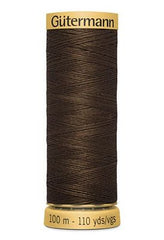 Natural Cotton 50wt 100M 3ct-Medium Dark Brown Natural Cotton 50wt 100M 3ct-Medium Dark Brown
