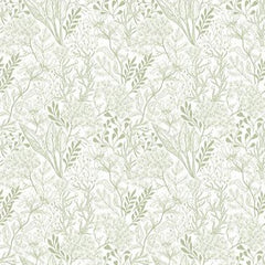 Whimsy - Fresh White Yardage (Sold By 1/2 Meter) Whimsy - Fresh White Yardage (Sold By 1/2 Meter)