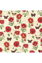 Harlequin Poppies by Wilmington Prints (Sold By 1/2 Meter) Harlequin Poppies by Wilmington Prints (Sold By 1/2 Meter)
