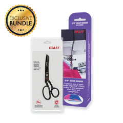 PFAFF® 5/8” Quilt Binder & Bent Trimmer Bundle PFAFF® 5/8” Quilt Binder & Bent Trimmer Bundle