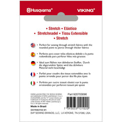 HUSQVARNA® VIKING® Stretch Fabrics Needles Size 80/12 5-Pack HUSQVARNA® VIKING® Stretch Fabrics Needles Size 80/12 5-Pack