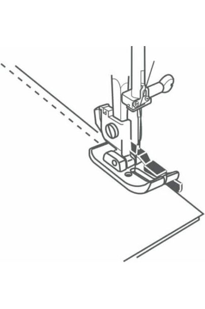 Bernette Patchwork Presser Foot with Guide - Snap On Bernette Patchwork Presser Foot with Guide - Snap On