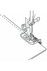 Bernette Patchwork Presser Foot with Guide - Snap On Bernette Patchwork Presser Foot with Guide - Snap On