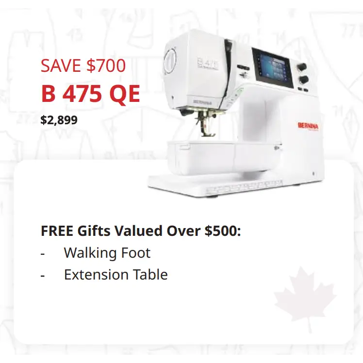 Bernina 475 QE - Quilting Sewing Machines Bernina 475 QE - Quilting Sewing Machines
