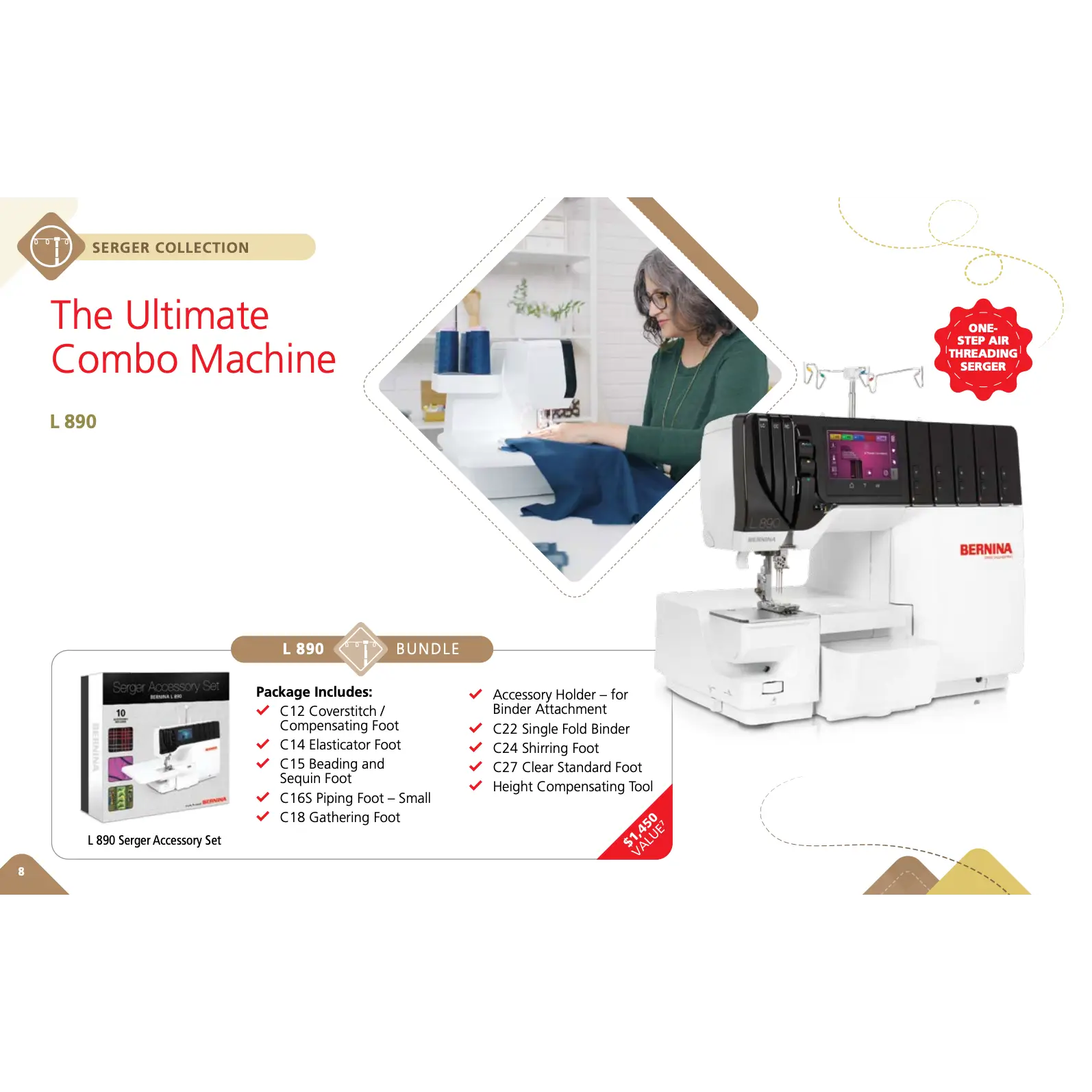 BERNINA L890 - Overlock/Serger BERNINA L890 - Overlock/Serger