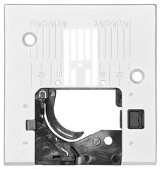 PFAFF® Straight Stitch Needle Plate with Inch Markings (K) PFAFF® Straight Stitch Needle Plate with Inch Markings (K)