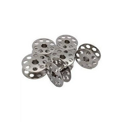 BOBBIN "M" CLASS W/SLOT FOR WALKING FOOT COMPOUND FEED MACHINES CHROME METAL 18034W B9117-201-000 BOBBIN "M" CLASS W/SLOT FOR WALKING FOOT COMPOUND FEED MACHINES CHROME METAL 18034W B9117-201-000
