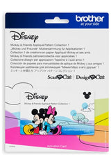 Mickey&Friends Paper Craft Applique Pattern Collection 1, Brother Mickey&Friends Paper Craft Applique Pattern Collection 1, Brother