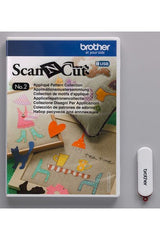Scan'N'Cut Pattern Collection USB #2 Applique Patterns, Brother Scan'N'Cut Pattern Collection USB #2 Applique Patterns, Brother