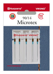 HUSQVARNA® VIKING® Microtex Needles Size 90/14 5-Pack HUSQVARNA® VIKING® Microtex Needles Size 90/14 5-Pack