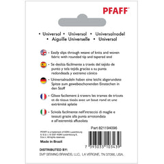 PFAFF® Universal Needles Size 80/12 5-Pack PFAFF® Universal Needles Size 80/12 5-Pack