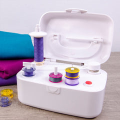 PFAFF® Bobbin Winder with Violet Bobbins Bundle PFAFF® Bobbin Winder with Violet Bobbins Bundle