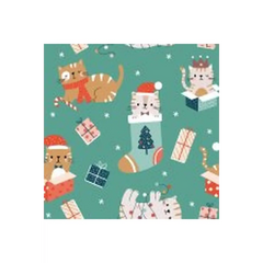 Animal Crackers Christmas Cats Green ANCK 2134 Animal Crackers Christmas Cats Green ANCK 2134