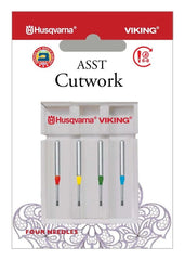 HUSQVARNA® VIKING® Cutwork Needles Assorted 4-Pack HUSQVARNA® VIKING® Cutwork Needles Assorted 4-Pack