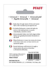 PFAFF® Universal Needles Size 100/16 5-Pack PFAFF® Universal Needles Size 100/16 5-Pack