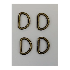 Emmaline, D-Rings 4 pack 1/2" 12mm Emmaline, D-Rings 4 pack 1/2" 12mm