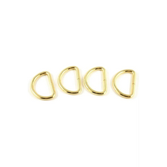 D-Rings 4 pack 1/2" 12mm D-Rings 4 pack 1/2" 12mm