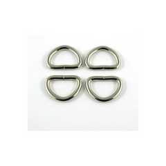 Emmaline, D-Rings 4 pack 1/2" 12mm Emmaline, D-Rings 4 pack 1/2" 12mm