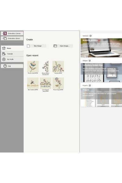 BERNINA Embroidery Software V9 BERNINA Embroidery Software V9