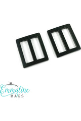 Flat Strap Sliders 2 Pack - 1" 25mm , Emmaline Bgas Flat Strap Sliders 2 Pack - 1" 25mm , Emmaline Bgas