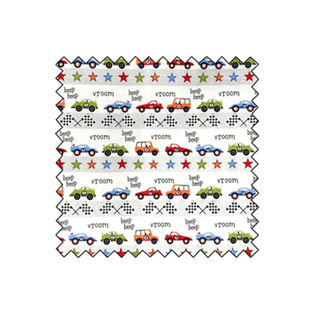 Queuing Cars 100% Cotton Queuing Cars 100% Cotton
