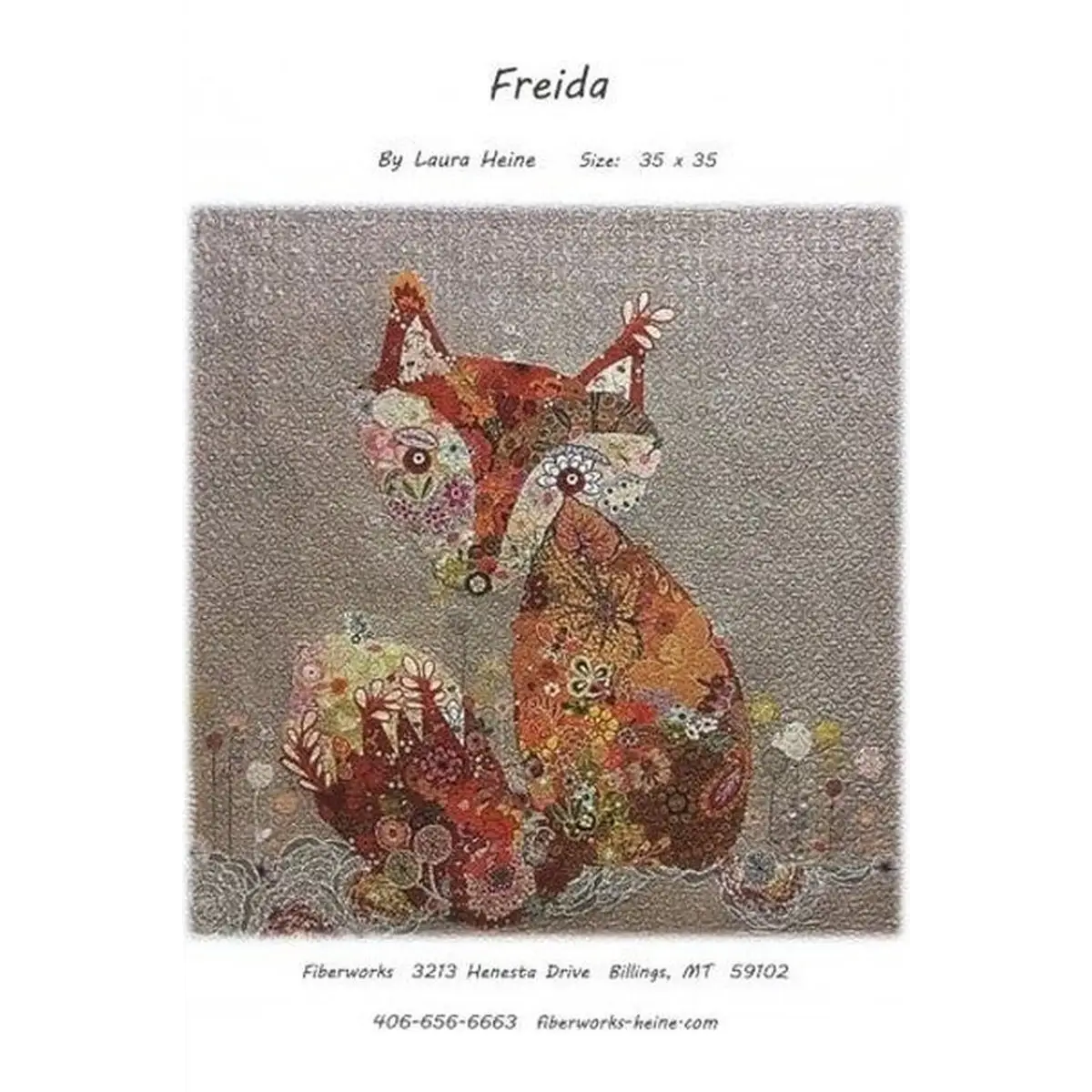 Freida Fox Collage Pattern Freida Fox Collage Pattern