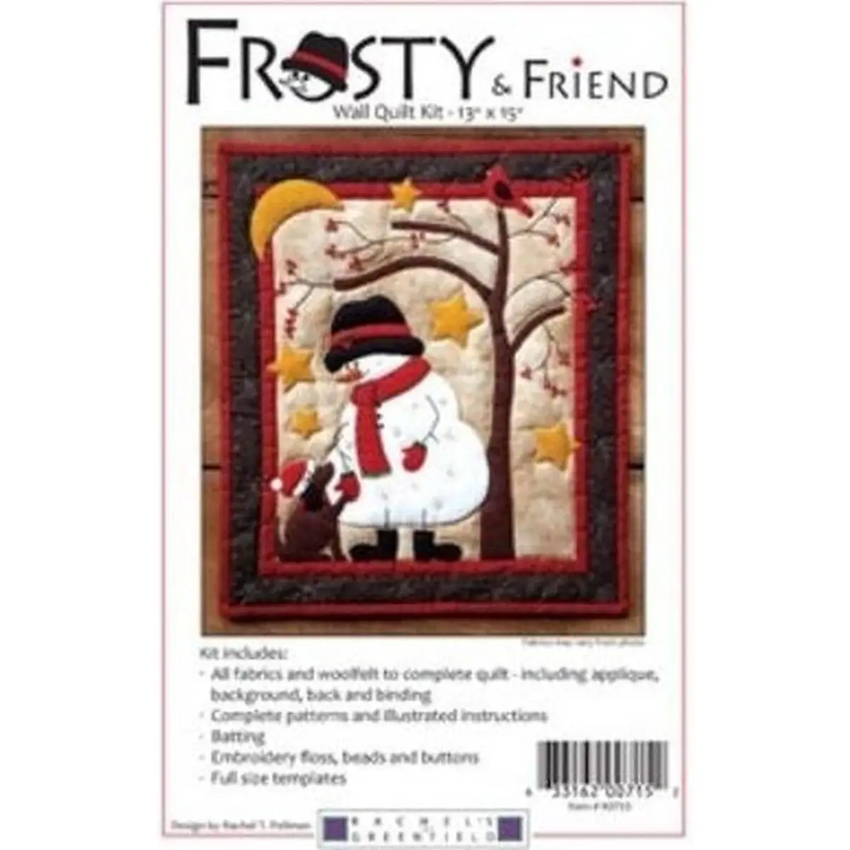 Frosty and Friend Wall Quilt Kit Frosty and Friend Wall Quilt Kit
