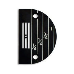 Generic Regular Needle Plate with Line Gauge - 143243LG Generic Regular Needle Plate with Line Gauge - 143243LG