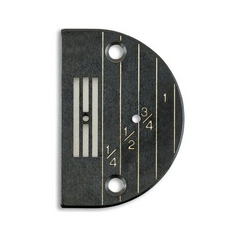 Generic Regular Needle Plate with Line Gauge - 52032LG Generic Regular Needle Plate with Line Gauge - 52032LG