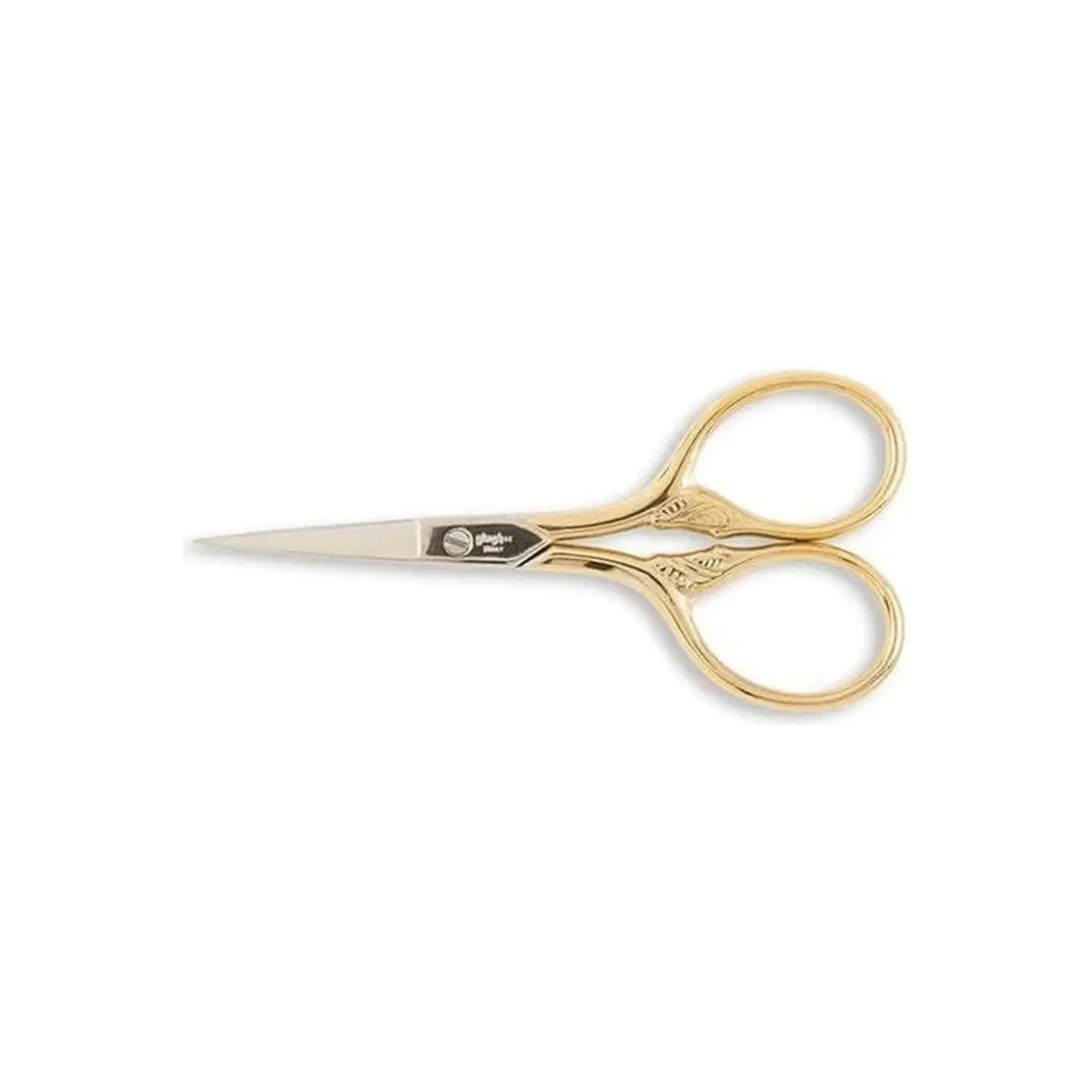Gingher Gold-Handled Lion's Tail Embroidery Scissors - 3 1/2" Gingher Gold-Handled Lion's Tail Embroidery Scissors - 3 1/2"
