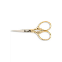 Gingher Gold-Handled Lion's Tail Embroidery Scissors - 3 1/2" Gingher Gold-Handled Lion's Tail Embroidery Scissors - 3 1/2"