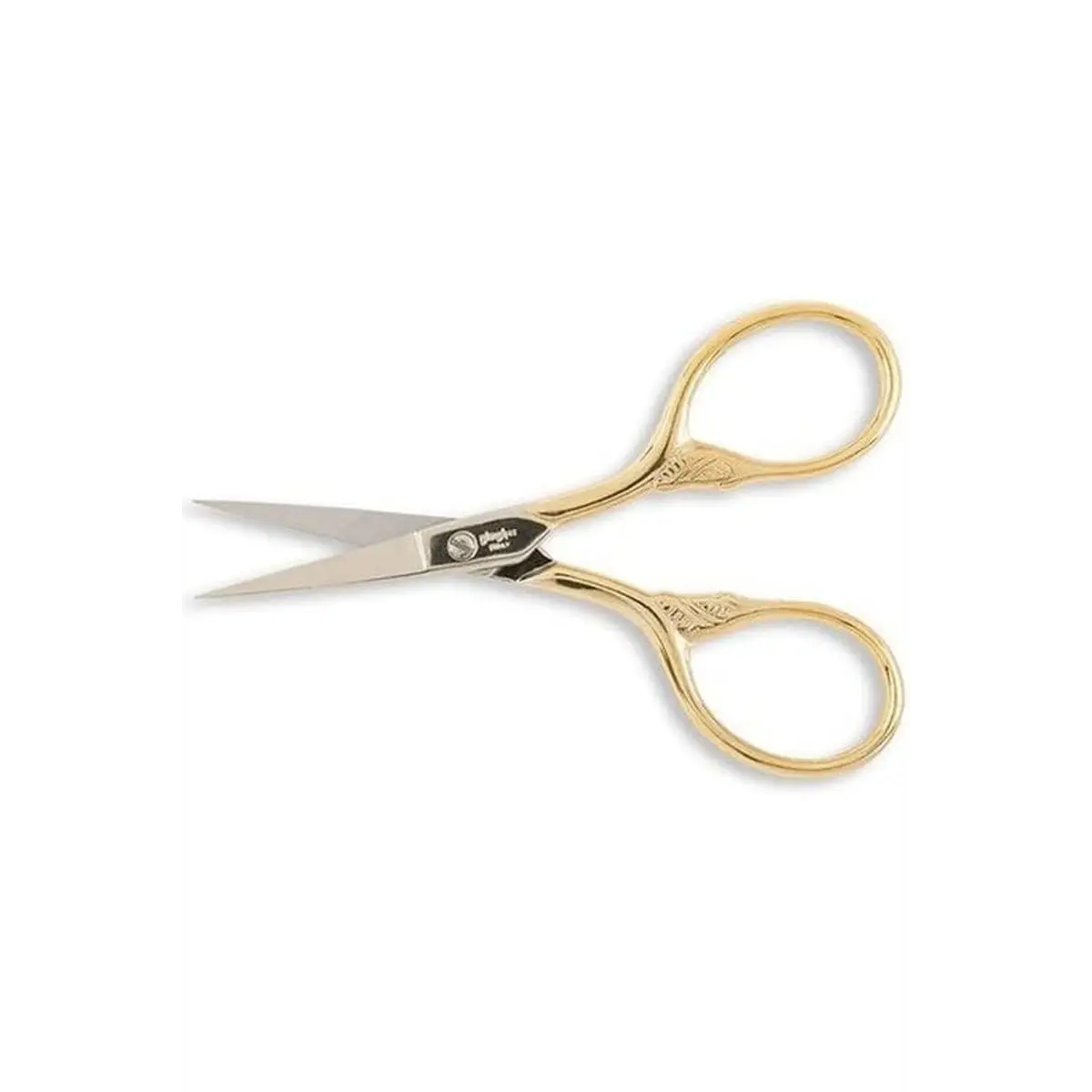 Gingher Gold-Handled Lion's Tail Embroidery Scissors - 3 1/2" Gingher Gold-Handled Lion's Tail Embroidery Scissors - 3 1/2"