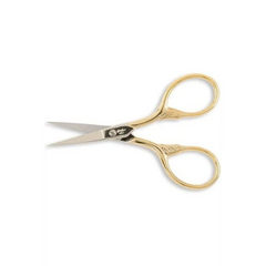 Gingher Gold-Handled Lion's Tail Embroidery Scissors - 3 1/2" Gingher Gold-Handled Lion's Tail Embroidery Scissors - 3 1/2"