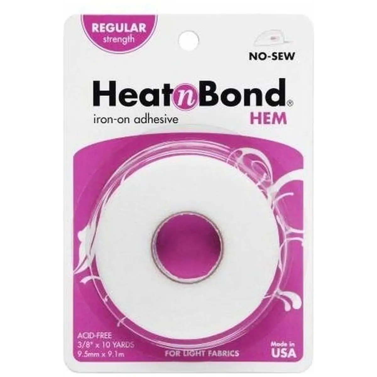 Heatnbond Hem Tape Regular Weight 3/8in x 10yds Heatnbond Hem Tape Regular Weight 3/8in x 10yds