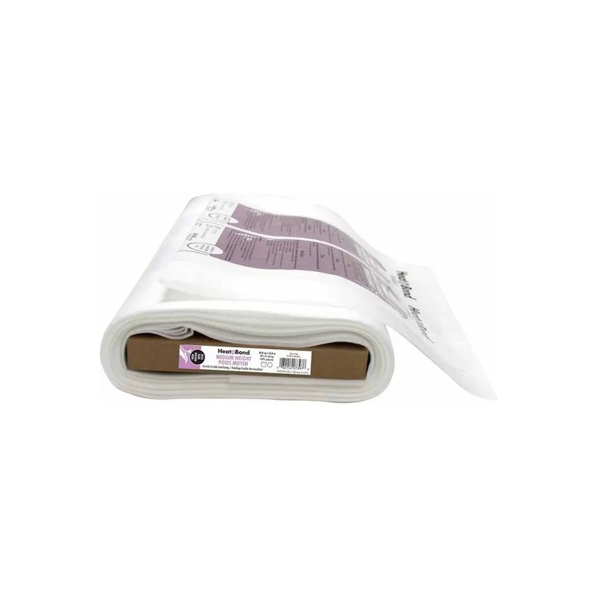 HEATNBOND Non-Woven MED WEIGHT Fusible Interfacing - 50.8cmx22.8m 20"x25yds by the metre HEATNBOND Non-Woven MED WEIGHT Fusible Interfacing - 50.8cmx22.8m 20"x25yds by the metre