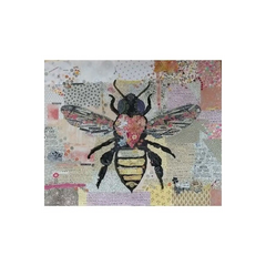 Honey Bee Collage Pattern Honey Bee Collage Pattern