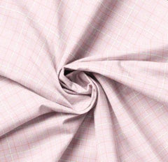 Daisy&Lilly-Windowpane Plaid, Light Pink (Sold By 1/2 Meter) Daisy&Lilly-Windowpane Plaid, Light Pink (Sold By 1/2 Meter)
