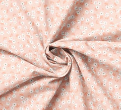 Daisy&Lilly-Scattered Flowers, Light Coral (Sold By 1/2 Meter) Daisy&Lilly-Scattered Flowers, Light Coral (Sold By 1/2 Meter)