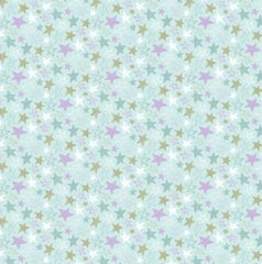 Daisy&Lilly-Star Doodles, Light Blue (Sold By 1/2 Meter) Daisy&Lilly-Star Doodles, Light Blue (Sold By 1/2 Meter)