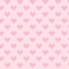 Daisy&Lilly-Cross-Stitched Hearts,Light Pink (Sold By 1/2 Meter) Daisy&Lilly-Cross-Stitched Hearts,Light Pink (Sold By 1/2 Meter)
