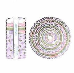 QUILT FABRICS, 40 stripes Jelly Rolls, - Daisy & Lilly of Camelot Fabrics (Sold By 1/2 Meter) QUILT FABRICS, 40 stripes Jelly Rolls, - Daisy & Lilly of Camelot Fabrics (Sold By 1/2 Meter)