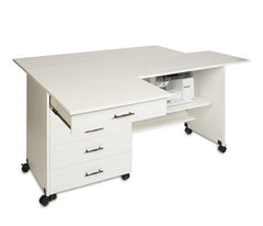 Sylvia Modèle 1600 Grande armoire modulaire pour machine à courtepointe et à coudre QuiltMate Sylvia Modèle 1600 Grande armoire modulaire pour machine à courtepointe et à coudre QuiltMate